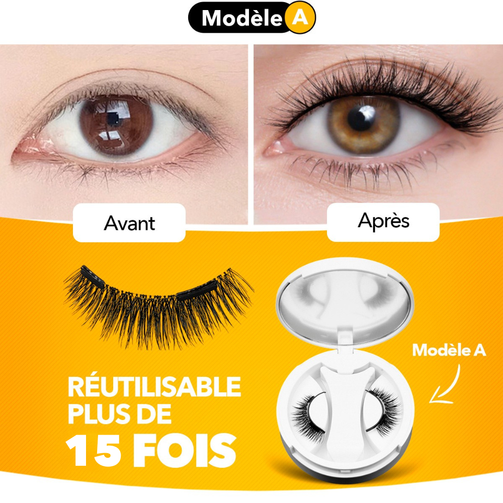 Pack de Cils Magnétiques Réutilisables +15 Fois