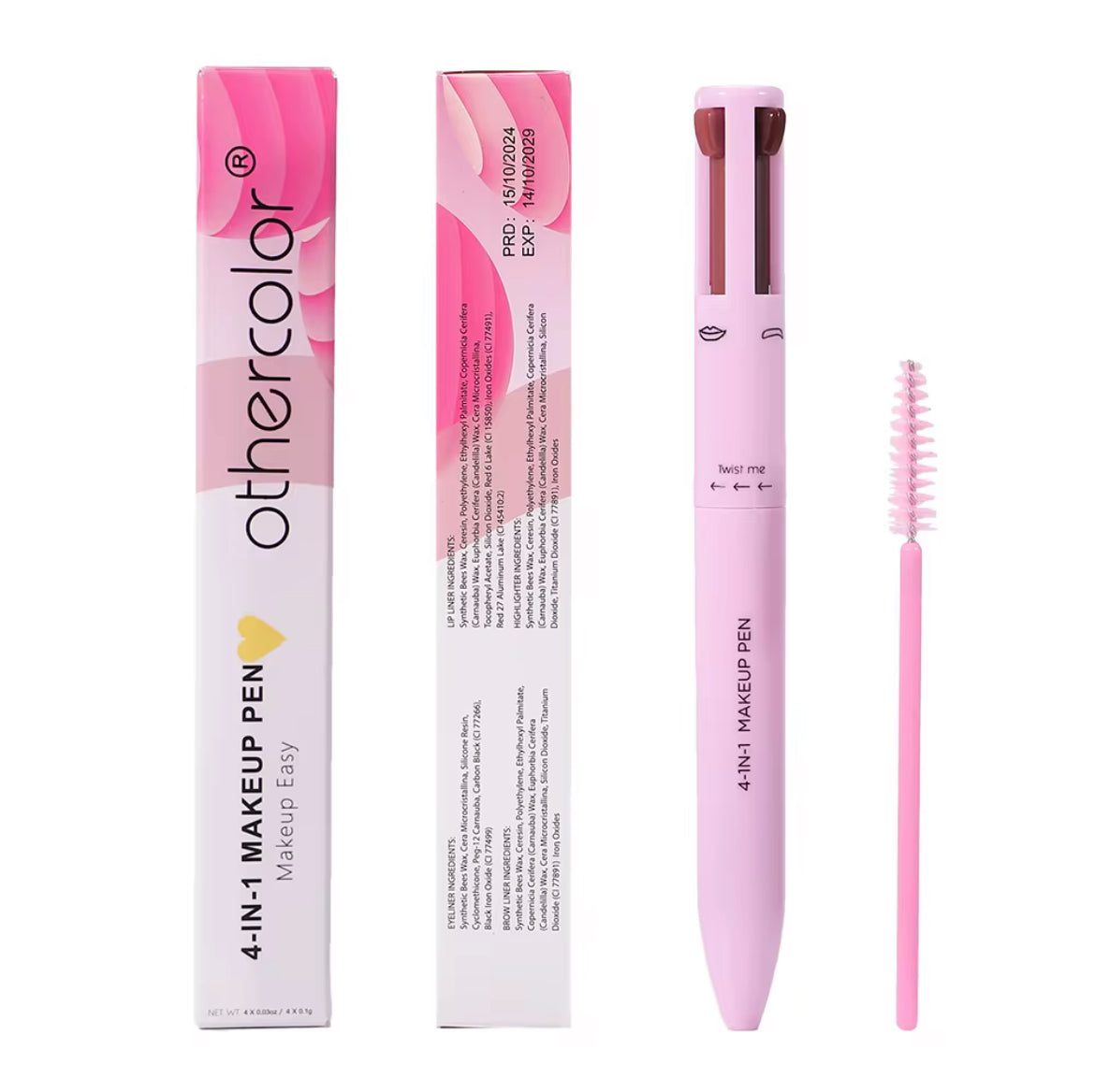 💄Stylo de maquillage 4 en 1 – L’outil beauté indispensable pour les femmes pressées et stylées!
