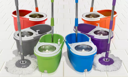 Seau Essoreur PREMIUM DuoClean™ avec Balai Mop Microfibre