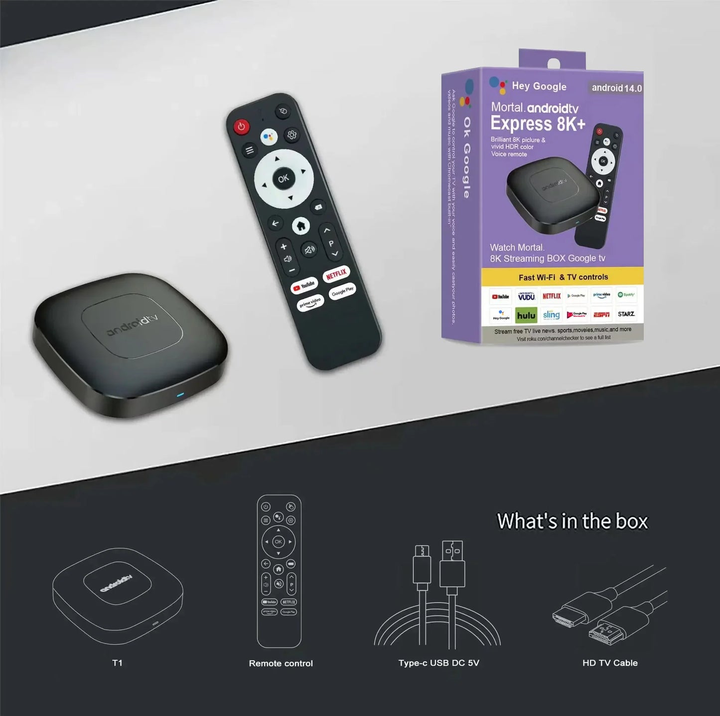 Boîtier TV Android T1 Originale