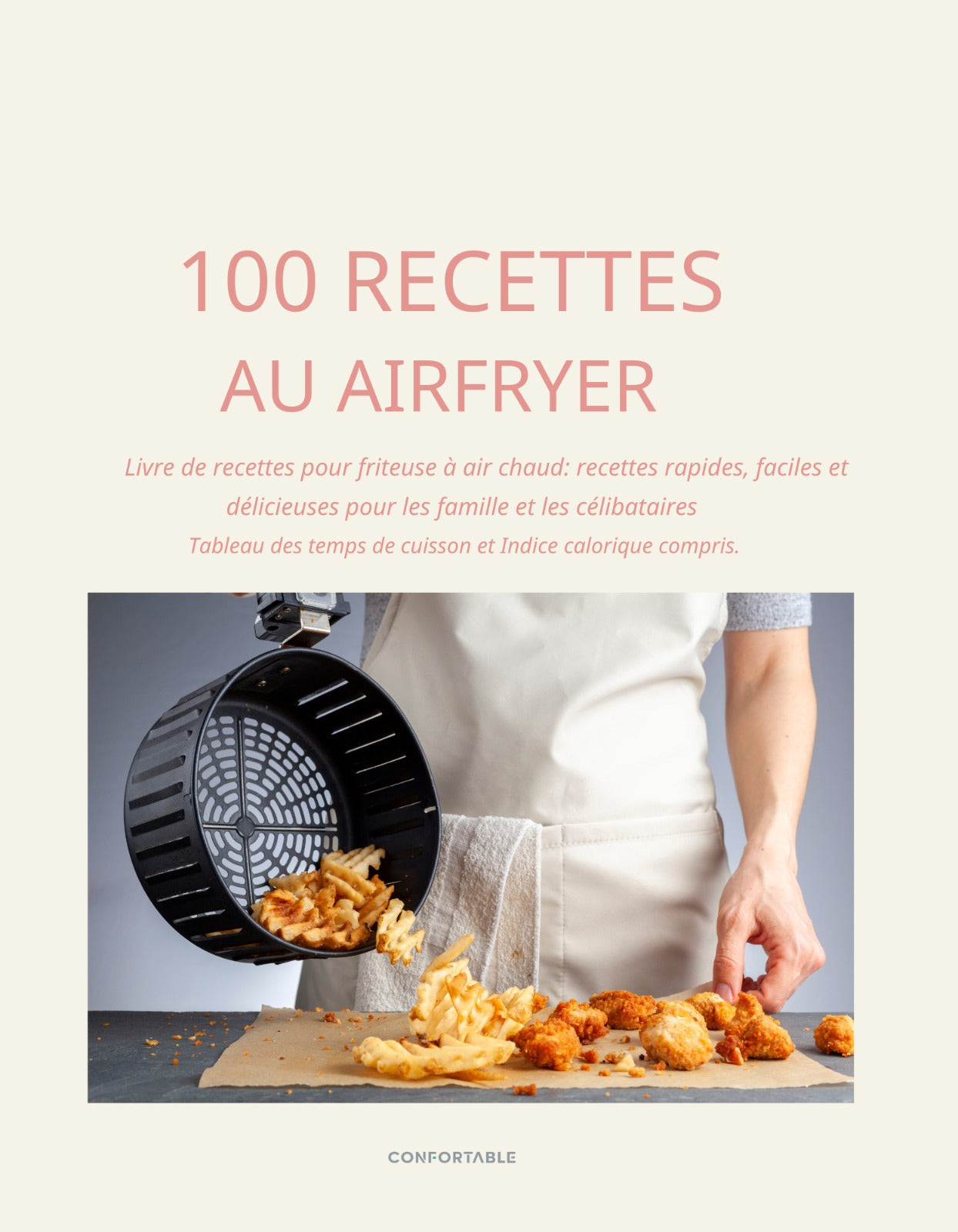Silver Crest Airfryer 6L + Ebook de 100 recettes à cuisiner au Airfryer!